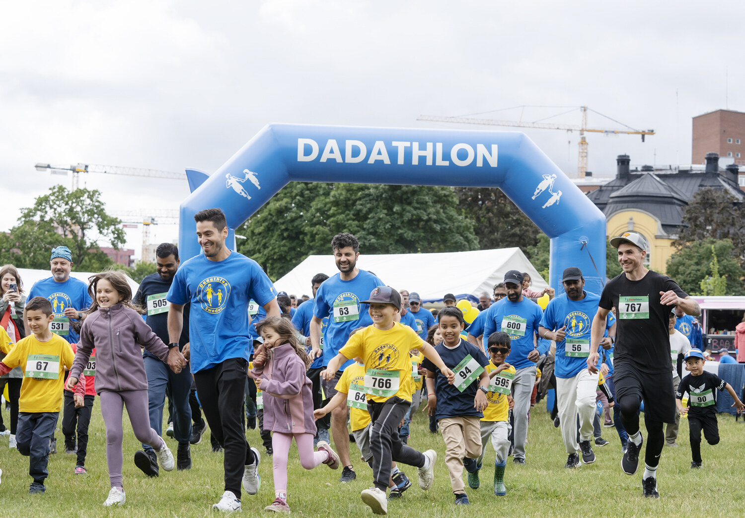Finish line moment